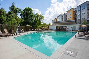 Swimming Pool at Woodmore Grand Apartments in Bowie, MD 20721